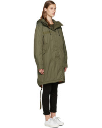 olivgrüner Baumwollparka von Rag & Bone