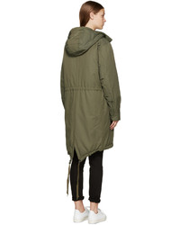 olivgrüner Baumwollparka von Rag & Bone