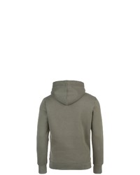 olivgrüner bedruckter Pullover mit einem Kapuze von Van One CLASSIC CARS