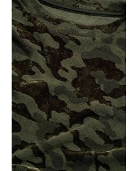 olivgrüner Camouflage Oversize Pullover von NEXT
