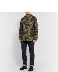 olivgrüner Camouflage Parka von Ten C