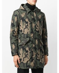 olivgrüner Camouflage Parka von Kired