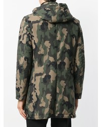 olivgrüner Camouflage Parka von Kired