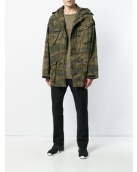 olivgrüner Camouflage Parka von Maharishi