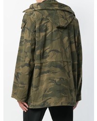 olivgrüner Camouflage Parka von Maharishi