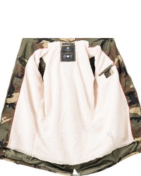 olivgrüner Camouflage Parka von Navahoo