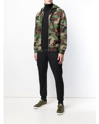 olivgrüner Camouflage Pullover mit einem Kapuze von Polo Ralph Lauren