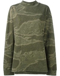 olivgrüner Camouflage Pullover von Yeezy
