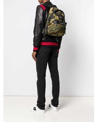 olivgrüner Camouflage Rucksack von Philipp Plein