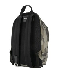 olivgrüner Camouflage Rucksack von Neil Barrett