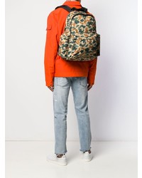 olivgrüner Camouflage Rucksack von Woolrich