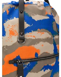 olivgrüner Camouflage Rucksack von Valentino