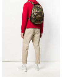 olivgrüner Camouflage Rucksack von Valentino