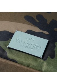 olivgrüner Camouflage Rucksack von Valentino