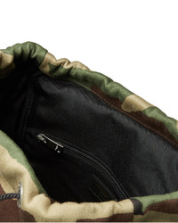 olivgrüner Camouflage Rucksack von Saint Laurent