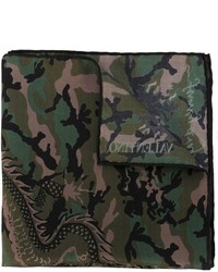 olivgrüner Camouflage Schal von Valentino Garavani