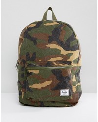 olivgrüner Camouflage Segeltuch Rucksack