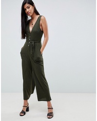 olivgrüner Jumpsuit von ASOS DESIGN