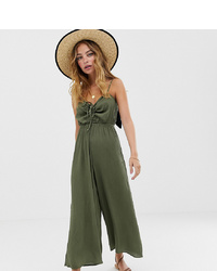 olivgrüner Jumpsuit von ASOS DESIGN