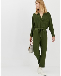 olivgrüner Jumpsuit von ASOS WHITE