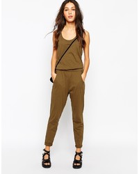 olivgrüner Jumpsuit von Esprit