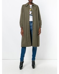olivgrüner Mantel von Yves Saint Laurent Vintage