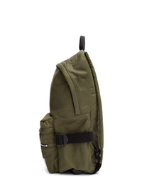 olivgrüner Nylon Rucksack von A.P.C.