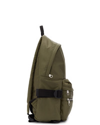 olivgrüner Nylon Rucksack von A.P.C.