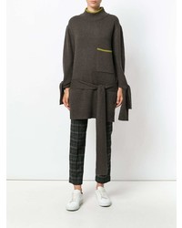 olivgrüner Oversize Pullover von Eudon Choi