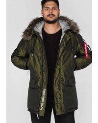 olivgrüner Parka von Alpha Industries