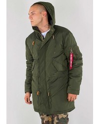 olivgrüner Parka von Alpha Industries