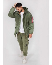 olivgrüner Parka von Alpha Industries