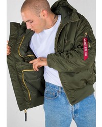 olivgrüner Parka von Alpha Industries