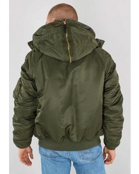 olivgrüner Parka von Alpha Industries