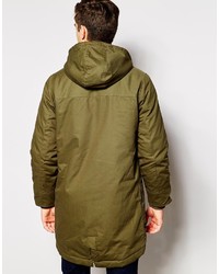 olivgrüner Parka von Wesc