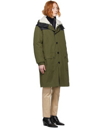 olivgrüner Parka von Yves Salomon Army