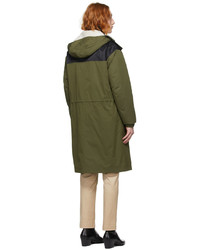 olivgrüner Parka von Yves Salomon Army