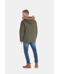 olivgrüner Parka von BLEND