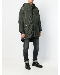 olivgrüner Parka von Diesel Black Gold