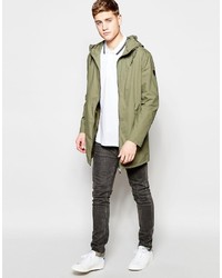 olivgrüner Parka