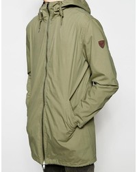 olivgrüner Parka