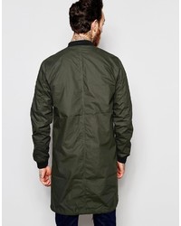 olivgrüner Parka