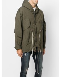 olivgrüner Parka von Represent