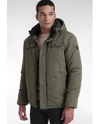 olivgrüner Parka von Crosshatch