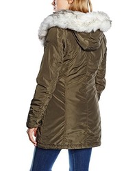 olivgrüner Parka von Dreimaster