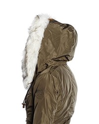 olivgrüner Parka von Dreimaster