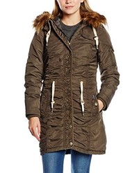 olivgrüner Parka von Dreimaster