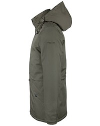 olivgrüner Parka von Dreimaster