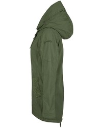 olivgrüner Parka von Dreimaster