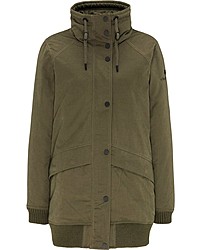 olivgrüner Parka von Dreimaster